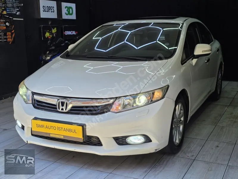 2012 Model Otomatik Benzinli Honda Civic 1.6i Eco Elegance - SMR Auto İstanbul