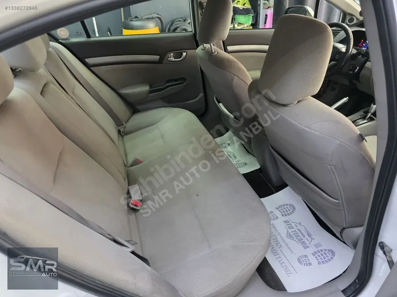 2012 Model Otomatik Benzinli Honda Civic 1.6i Eco Elegance - SMR Auto İstanbul