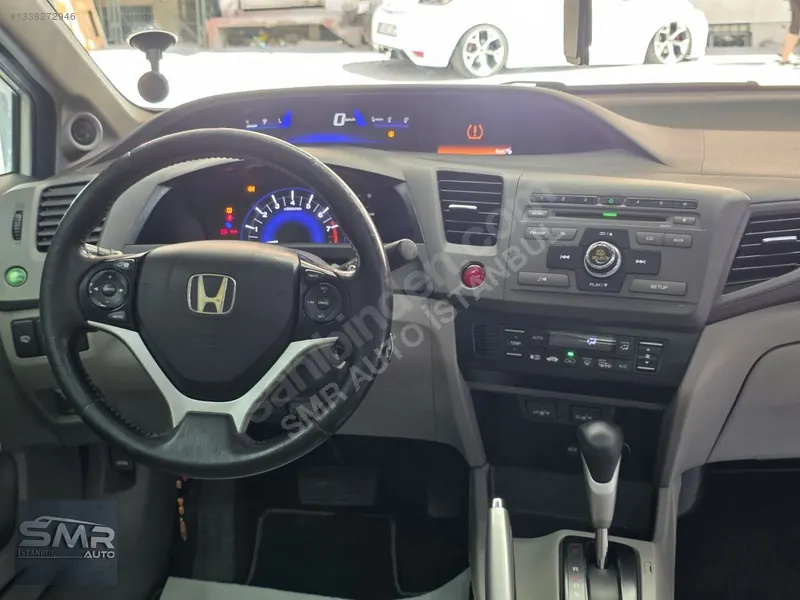 2012 Model Otomatik Benzinli Honda Civic 1.6i Eco Elegance - SMR Auto İstanbul